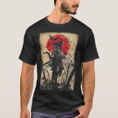 Samurai warrior bushido code Japanse zwaardmannen T-shirt (Voorkant)