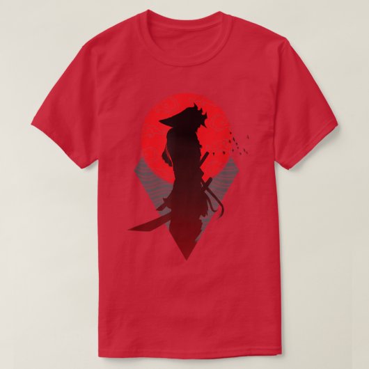 Samurai warrior bushido code Japanse zwaardmannen T-shirt (Design voorkant)