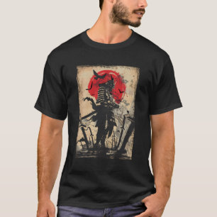 Samurai Warrior Bushido Code Japanse zwaardmannen T-shirt
