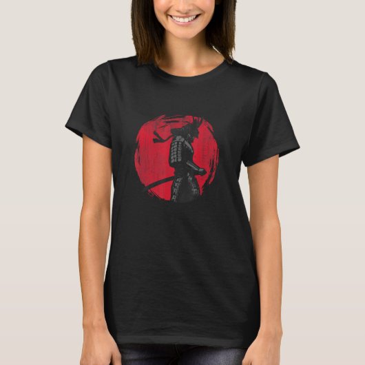 Samurai warrior bushido code Japanse zwaardmannen T-shirt (Voorkant)