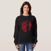 Samurai warrior bushido code Japanse zwaardmannen Trui (Voorkant volledig)