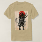 Samurai Warrior Bushido Code Japanse zwemmer T-shirt (Design voorkant)