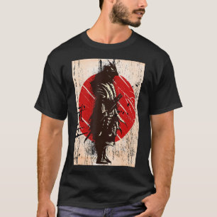  Samurai Warrior Bushido Code Japanse zwemmer T-shirt