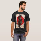  Samurai Warrior Bushido Code Japanse zwemmer T-shirt (Voorkant volledig)
