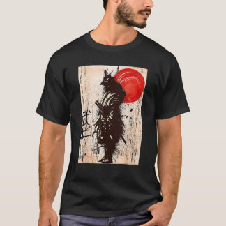 Samurai Warrior Bushido Code Japanse zwemmer T-shirt