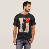  Samurai Warrior Bushido Code Japanse zwemmer T-shirt (Voorkant volledig)