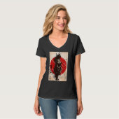 Samurai Warrior Bushido Code Japanse zwemmer T-shirt (Voorkant volledig)