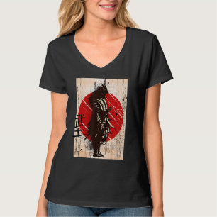Samurai Warrior Bushido Code Japanse zwemmer T-shirt