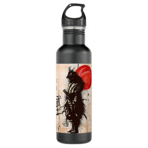  Samurai Warrior Bushido Code Japanse zwemmer Waterfles