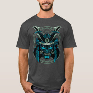 Samurai Warrior Bushido Oni Masker Monster Japans T-shirt