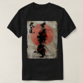 Samurai Warrior Bushido T-shirt (Design voorkant)