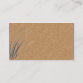 Samurai Warrior Business Profile Card Visitekaartje (Achterkant)