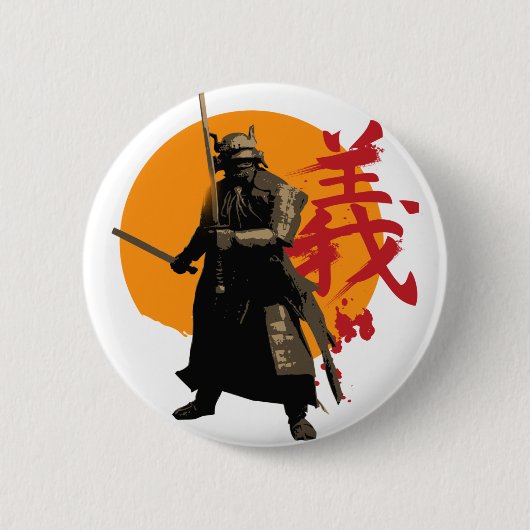 Samurai Warrior Button (Voorkant)