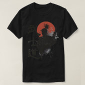 Samurai Warrior Code Bushido Japans Kanji Pullov T-shirt (Design voorkant)