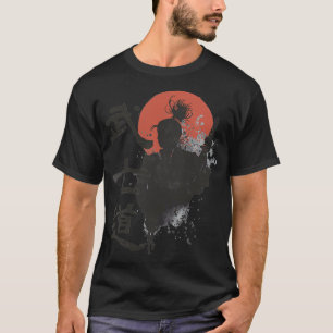 Samurai Warrior Code Bushido Japans Kanji Pullov T-shirt
