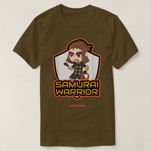 Samurai Warrior Costume (2) T-shirt (Design voorkant)