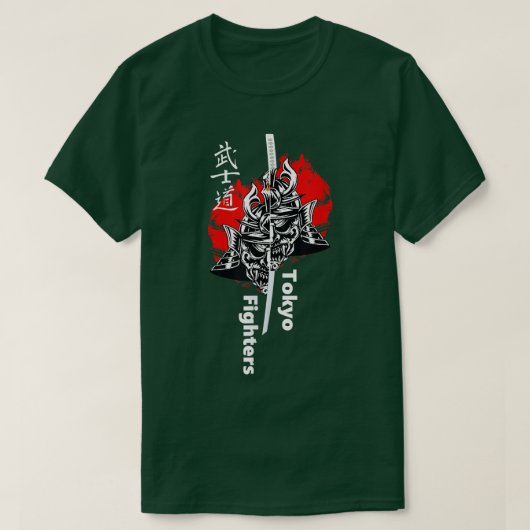 Samurai Warrior Demon Katana Style Top (2) (Design voorkant)