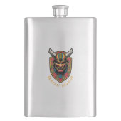 Samurai Warrior Flask Flacon (Voorkant)