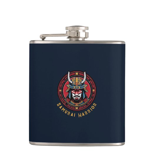 Samurai Warrior Flask Heupfles (Voorkant)