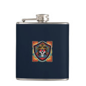 Samurai Warrior Flask Heupfles (Voorkant)