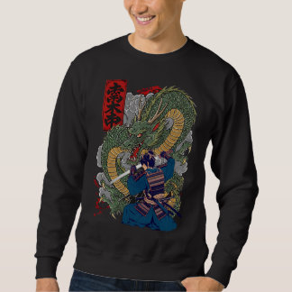Samurai Warrior geconfronteerd met felle Japanse d Trui
