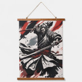 Samurai Warrior Hangend Wandkleed (Voorkant)