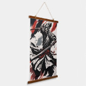Samurai Warrior Hangend Wandkleed (Gebogen)