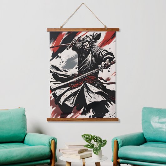 Samurai Warrior Hangend Wandkleed (Woonkamer)