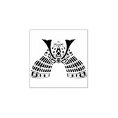 Samurai warrior helmet ornament with hoe / 鍬形兜 rubberstempel (Afrduk)