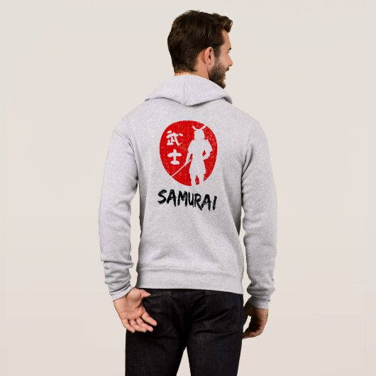 Samurai Warrior Hoodie (Achterkant volledig)
