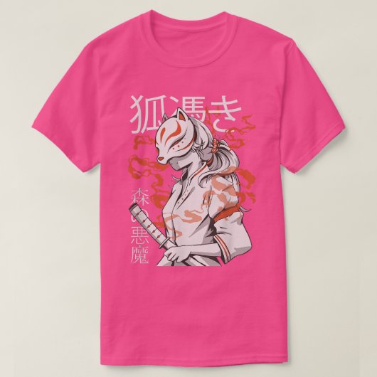 Samurai Warrior Japan Anime (2) T-shirt (Design voorkant)