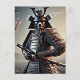 Samurai Warrior Japan Briefkaart