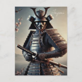 Samurai Warrior Japan Briefkaart (Voorkant)
