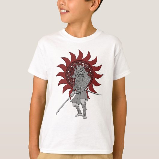 Samurai Warrior Japan T-shirt (Voorkant)