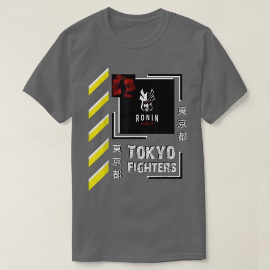 Samurai Warrior Japan Tokyo Fighters Style Clothin T-shirt (Design voorkant)