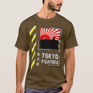 Samurai Warrior Japan Tokyo Fighters Style Clothin T-shirt