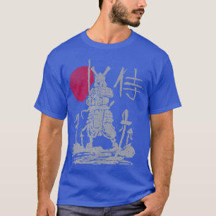 Samurai Warrior Japans Kanji Japan (ART ON BACK) T-shirt