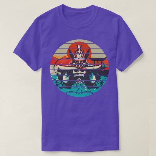 Samurai Warrior Japans Retro (2) T-shirt (Design voorkant)