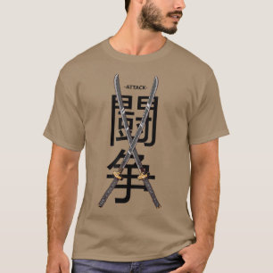 Samurai Warrior Japanse Cultuur Japan Ninja Sword T-shirt