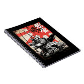 Samurai Warrior Japanse cultuurzwaardvechter Notitieboek (Rechterzijde)