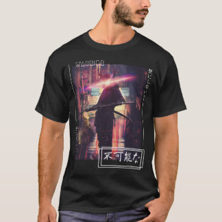 Samurai Warrior Japanse Cyberpunk Streetslijk T-shirt