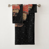 Samurai Warrior  Japanse kunst Bad Handdoek (Insitu)