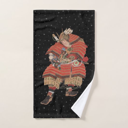 Samurai Warrior  Japanse kunst Bad Handdoek (Handdoek)