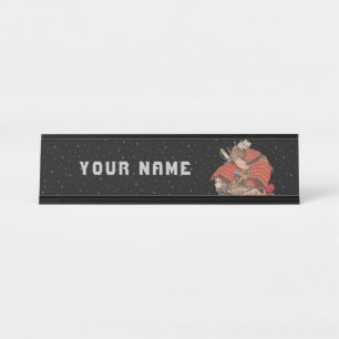 Samurai Warrior Japanse kunst Bureau Naambordje