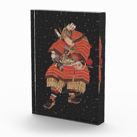 Samurai Warrior  Japanse kunst Fotoblokken (Rechts)