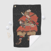 Samurai Warrior  Japanse kunst Golfhanddoek (Insitu)