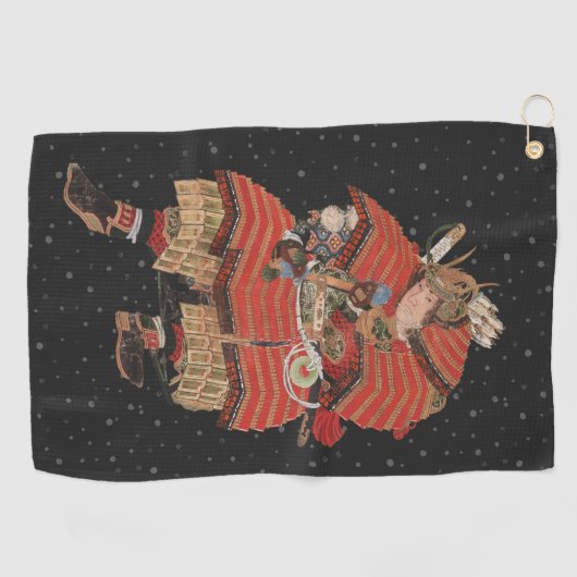 Samurai Warrior  Japanse kunst Golfhanddoek (Horizontaal)