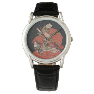 Samurai Warrior  Japanse kunst Horloge