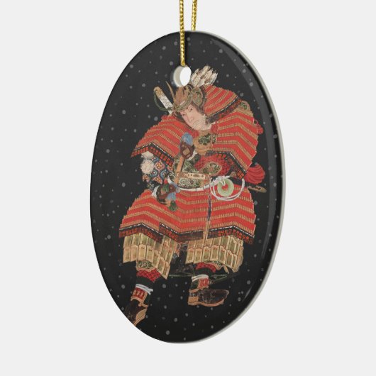 Samurai Warrior  Japanse kunst Keramisch Ornament (Links)