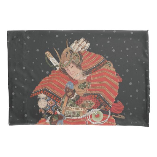 Samurai Warrior  Japanse kunst Kussensloop (Voorkant)